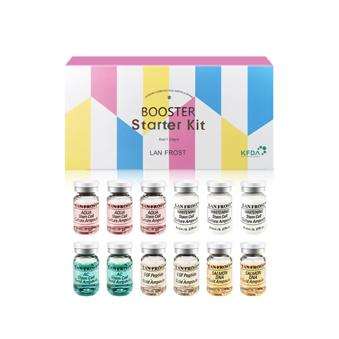 12pcs BB Glow Starter Kit Serum Whitening Brightening Booster Starter Kit Anti Aging Skincare Treatment