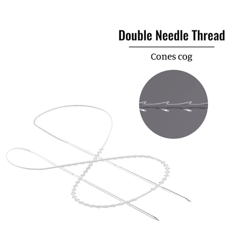 PCL Double Needle Thread Eyebroe Forehead Jawline and Chin Lifting