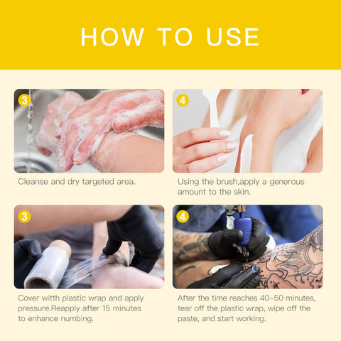 Numbing Tattoo Cream 500g Extra Strength Cream 29.9%