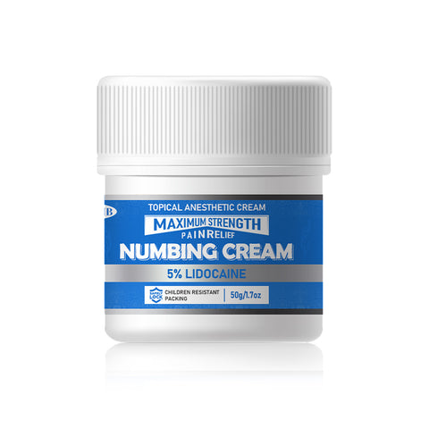 OTC Tattoo Numbing Cream 5% Lido 6 Hours Maximum Strength FDA Approved
