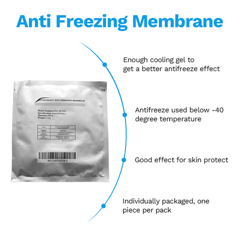 Anti Freezing Membrane Cryo Pad For Cold Lipolysis Beauty Machine