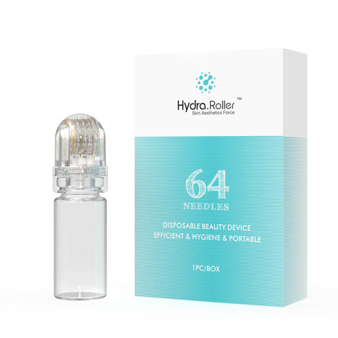 Hydra Roller 64 Pin 20 Pin Needles Derma Stamp Microneedle Face Injection Hyaluronic Serum Home Use