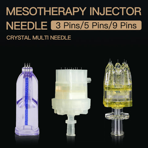 Crystal Multi Needle 5 Pin 9 Pin Medical Adjustable Microneedle Fillmed Nanosoft 3 Pin